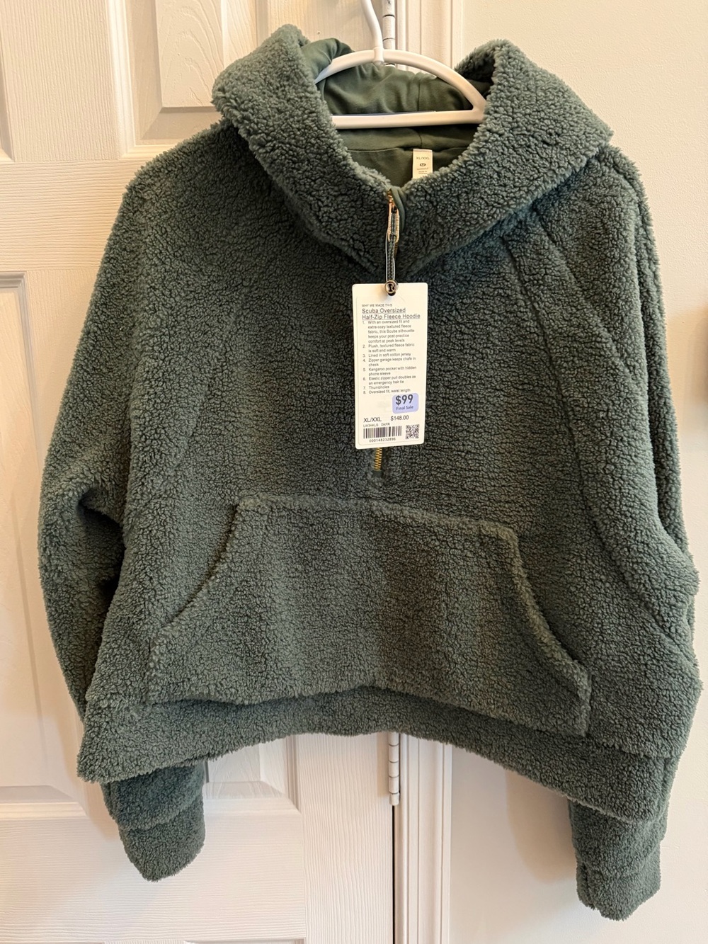 Lululemon Scuba Oversized Half-Zip Fleece Hoodie